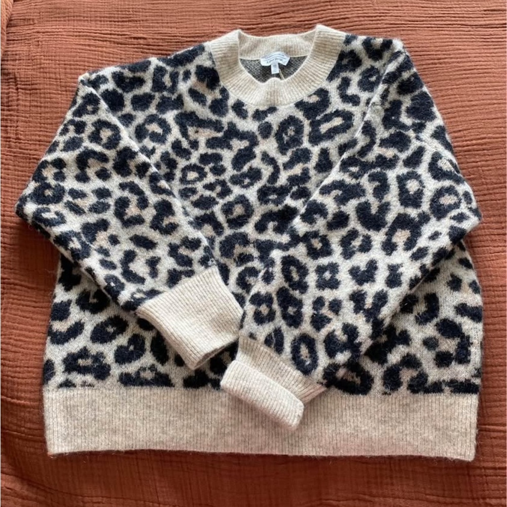 EUC & Other Stories Leopard Sweater - Size Medium